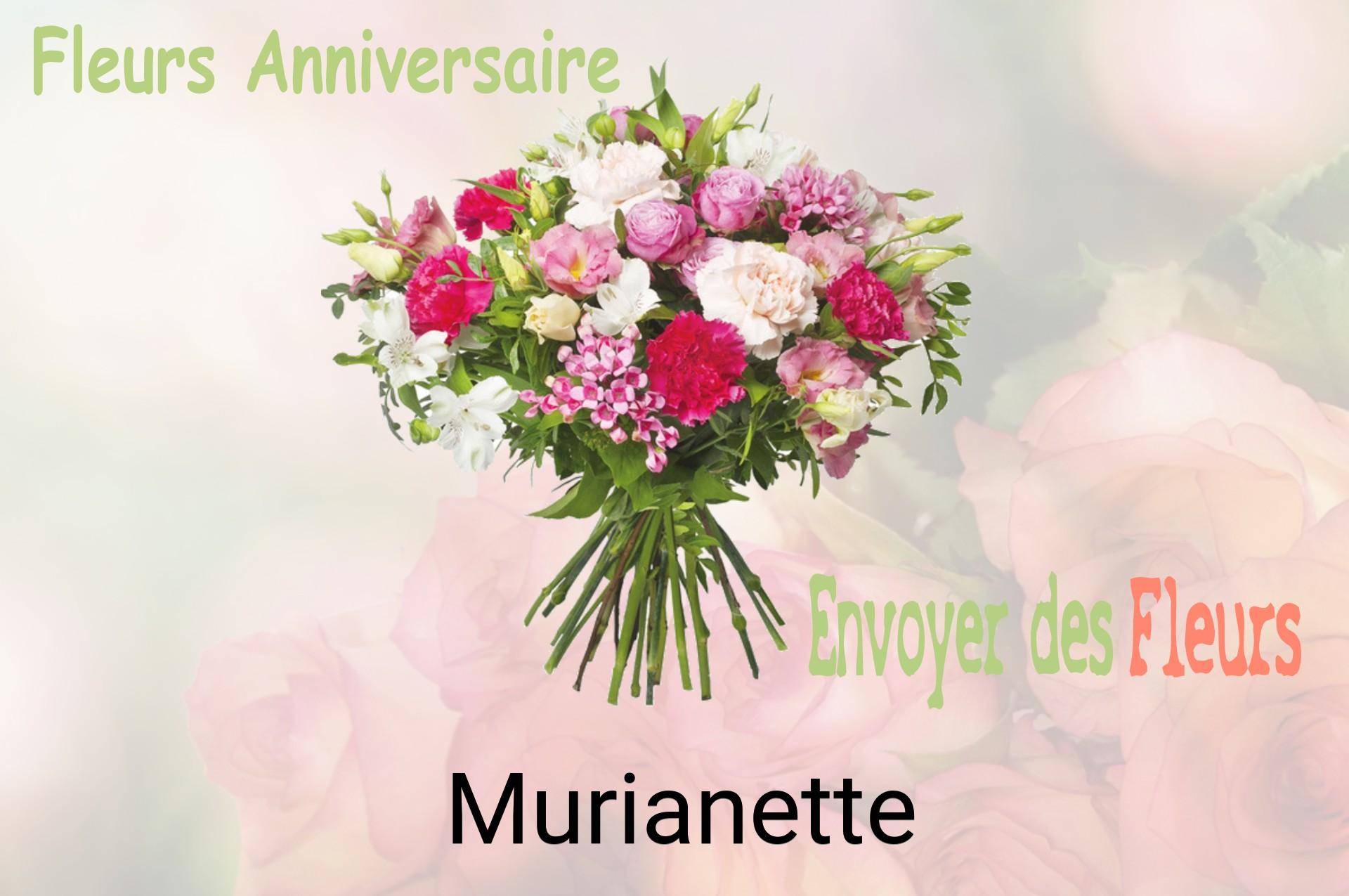 Bouquet de fleurs d’anniversaire livré à Murianette