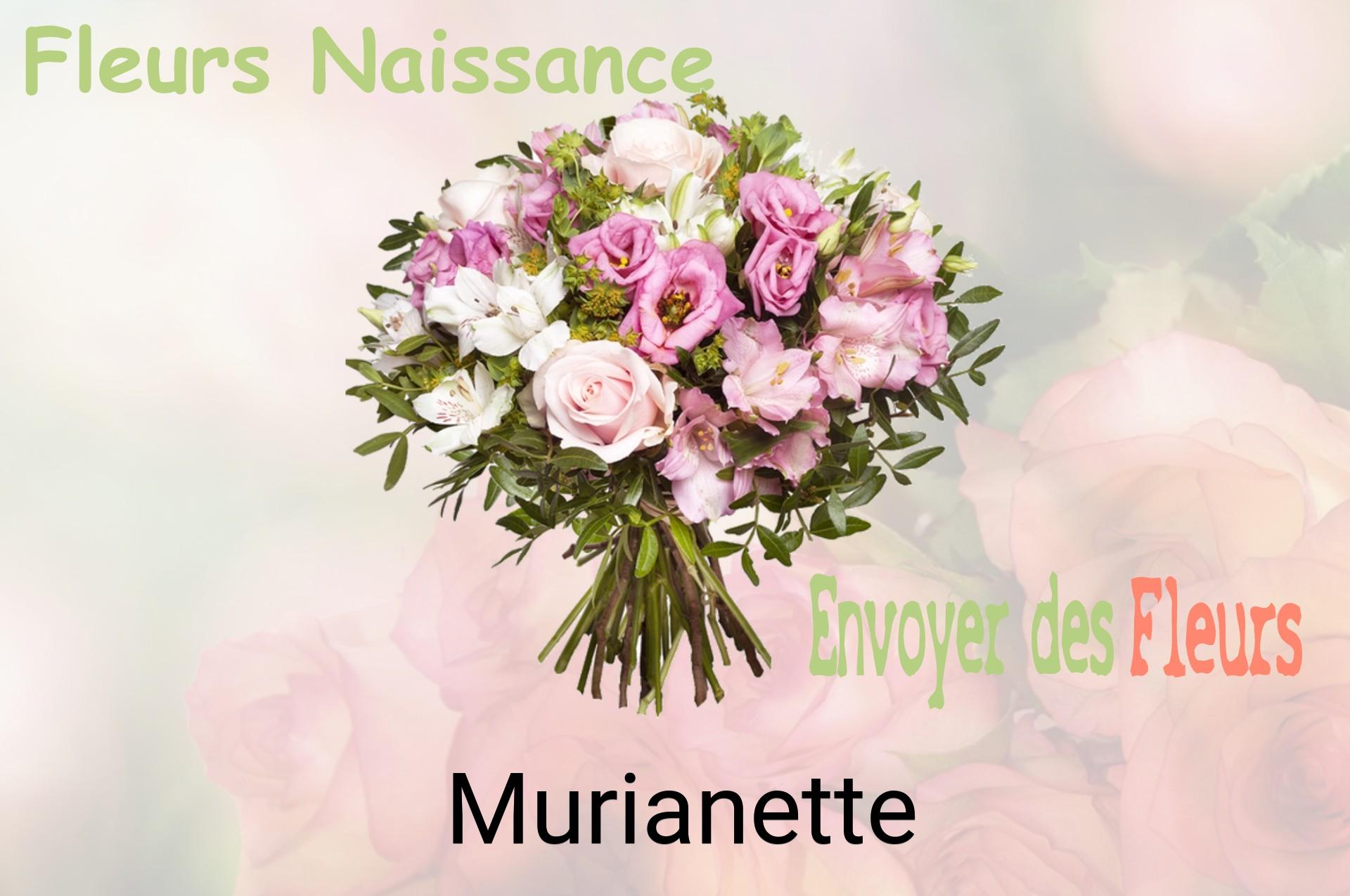 Bouquet de fleurs de naissance livré à Murianette
